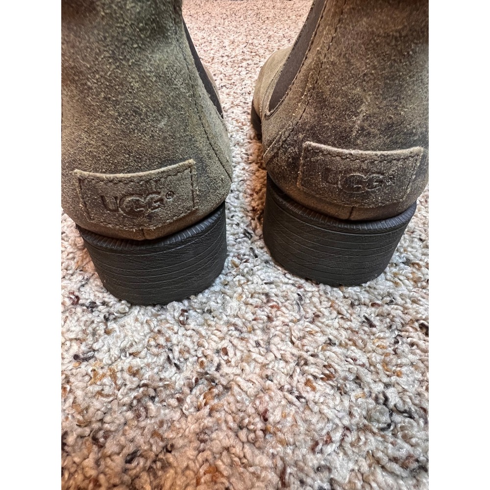 UGG Chelsea Boots Men Brown Suede Gorpcore Rugged Western Boho Cottagecore Fall - Picture 4 of 16